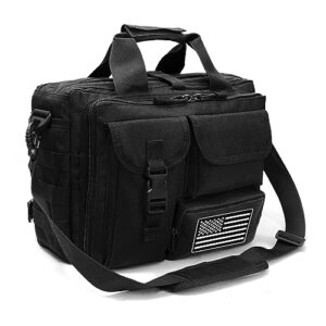 palamea tactical messenger bag for man, 17.3inch tactical briefcase military laptop messenger bag tactical office bag military style shoulder bag handbag for men