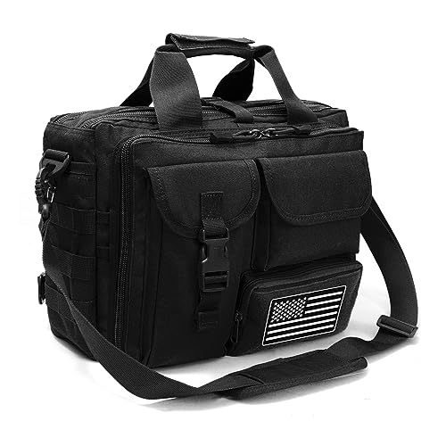 palamea Tactical Messenger Bag for man, 17.3Inch Tactical Briefcase military Laptop Messenger Bag Tactical office bag Military Style Shoulder Bag Handbag for Men