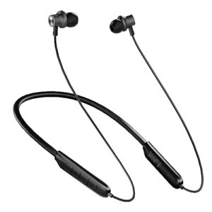 tonemac bluetooth headphones - n8 wireless earbuds with magnetic neckband | 40hrs playtime, ipx6 sweatproof, deep bass headset for phone calls, music, and sports