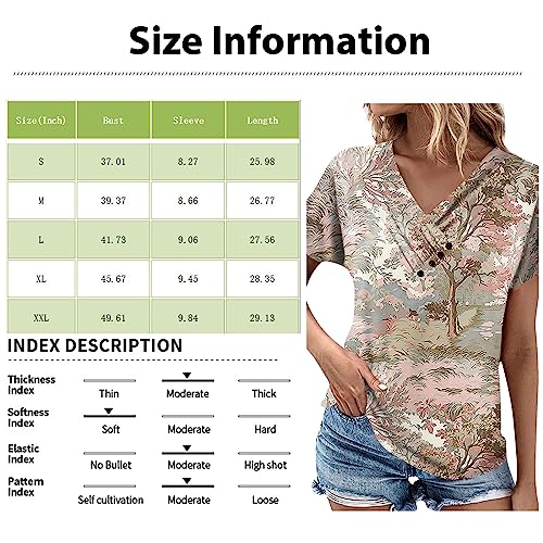 Zxrwany Summer Blouses for Women 2023,Cotton Tops for Women Casual Summer Big and Tall Graphic Tees Women's Short Sleeve Blouses Button Up Black Short Sleeve Shirts(2-Black,X-Large)