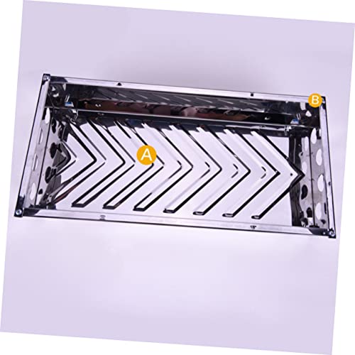 Yardwe stainless steel grill grate stainless steel baking rack Portable BBQ grill Stainless steel BBQ grill portable charcoal grills outdoor grills stainless steel charcoal grill barbecue