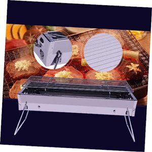 Yardwe stainless steel grill grate stainless steel baking rack Portable BBQ grill Stainless steel BBQ grill portable charcoal grills outdoor grills stainless steel charcoal grill barbecue