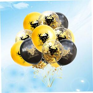 Totority 15pcs Black Garland Gold Ballons Wedding Arch Decor Party Decorations Birthday Balloons Festival Balloons Champagne Birthday Pen Sagittarius Confetti Child Gold Garland