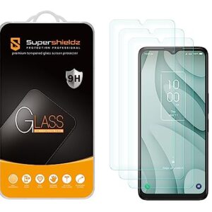 Supershieldz (3 Pack) Designed for TCL 40 X 5G / TCL 40 XE 5G Tempered Glass Screen Protector, Anti Scratch, Bubble Free