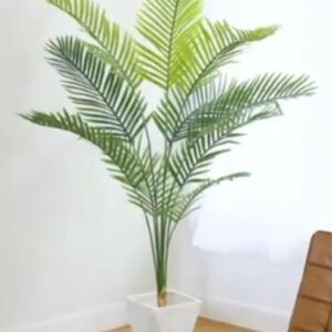 Artificial Areca Palm Tree Guaranteed Quality 5 Foot with 17 Branches A Bushy Look Date Phoenix Coconut Florida California