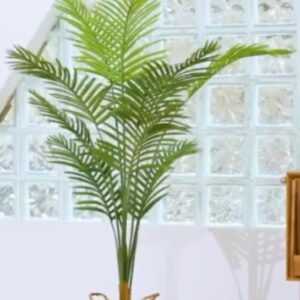 Artificial Areca Palm Tree Guaranteed Quality 5 Foot with 17 Branches A Bushy Look Date Phoenix Coconut Florida California