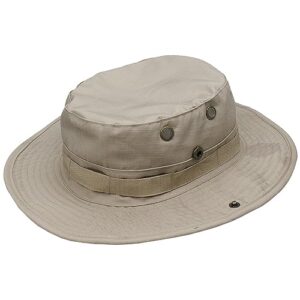 sun hats for men women bucket hat upf 50+ boonie hat foldable uv protection hiking beach fishing summer safari(1pack-khaki)