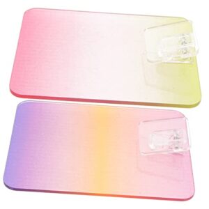 Misti Stamping Tool 6 Pcs Plate Clamp Clear Colored Clipboards Scrapbooking Die-Cut Machines Exam Paper Clips File Clipboards Document Holder Acrylic Plastic Student Notebook