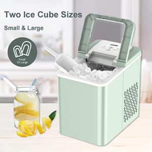 Ice Maker Portable Ice Maker Machine with Ice Scoop and Basket for Home, Office and Party