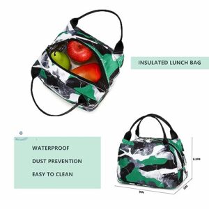 Lmwzh Backpack For Boys Girls Elementary Waterproof teen School Bags Kids Bookbag Lightweight Camo Green 2PC