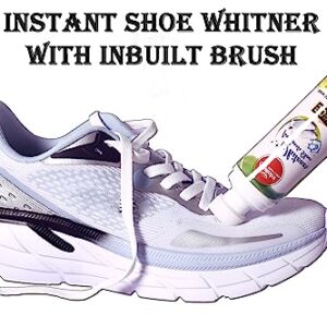 ZIG ZAG Instant Shoe Whitner for Sport Shoes,Sneakers and more Includes Sponge Applicator Easy-to-use Lid Brush Whitener Pack of 3