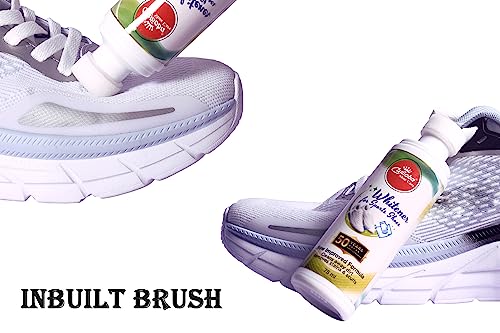 ZIG ZAG Instant Shoe Whitner for Sport Shoes,Sneakers and more Includes Sponge Applicator Easy-to-use Lid Brush Whitener Pack of 3