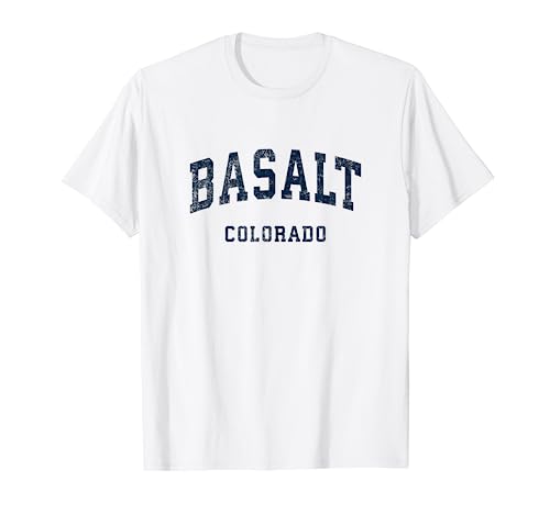 Basalt Colorado CO Vintage Athletic Sports Design T-Shirt