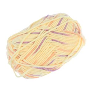 exceart yarn for knitting white yarn knitting accessories doll roving textured yarn coarse wool cotton ball crochet yarn cotton yarn cone chunky yarn acrylic yarn knitting yarn soft
