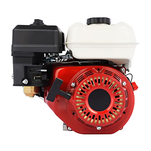 simimasen 160CC 4-Stroke Gas Engine 6.5HP Petrol Engine Air Cooled Gasoline Motor Multi-Use Engine Pull Start for Honda GX160 OHV Air Cooled Horizontal Shaft