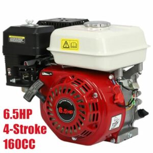 simimasen 160CC 4-Stroke Gas Engine 6.5HP Petrol Engine Air Cooled Gasoline Motor Multi-Use Engine Pull Start for Honda GX160 OHV Air Cooled Horizontal Shaft