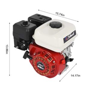 simimasen 160CC 4-Stroke Gas Engine 6.5HP Petrol Engine Air Cooled Gasoline Motor Multi-Use Engine Pull Start for Honda GX160 OHV Air Cooled Horizontal Shaft