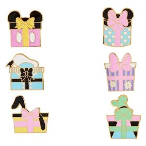 loungefly mickey mouse and friends birthday presents mystery box pin (one random pin)