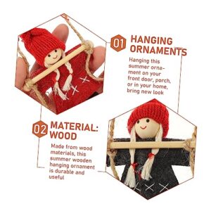 RORPOIR Climbing Ladder Doll Christmas Decoration Christmas Tree Decorations Christmas Decorations Xmas Party Ornament Xmas Tree Hanging Decor Xmas Tree DIY Ornament Christmas Felt Pendant