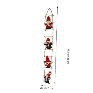 RORPOIR Climbing Ladder Doll Christmas Decoration Christmas Tree Decorations Christmas Decorations Xmas Party Ornament Xmas Tree Hanging Decor Xmas Tree DIY Ornament Christmas Felt Pendant