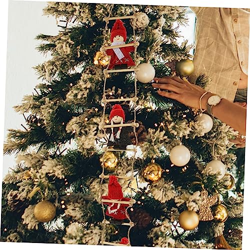 RORPOIR Climbing Ladder Doll Christmas Decoration Christmas Tree Decorations Christmas Decorations Xmas Party Ornament Xmas Tree Hanging Decor Xmas Tree DIY Ornament Christmas Felt Pendant