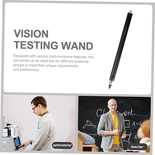 KALLORY Vision Test Stick Glasses Set Tablet Accessories Handheld Whiteboard Extendable Presentation Pointer Hand Pointer Stick Handheld Pointer for Teachers Eye Exam Device Visual Wand