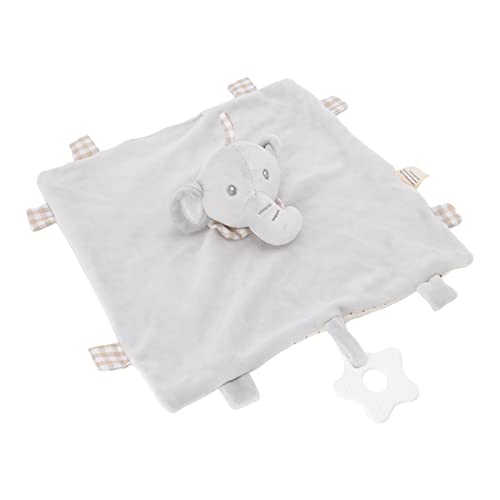 Elephant Security Blanket, Exercise Hand Eye Coordination Repeated Washing Baby Security Blanket for Baby Carriage for Infanette