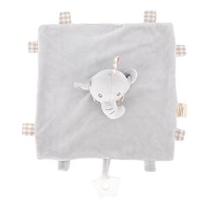 Elephant Security Blanket, Exercise Hand Eye Coordination Repeated Washing Baby Security Blanket for Baby Carriage for Infanette