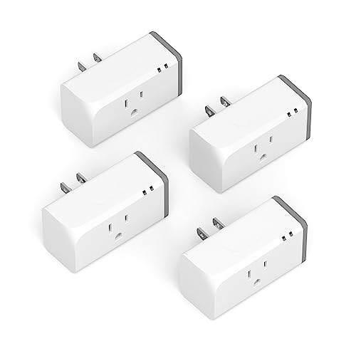 SONOFF S31 Smart Plug with Energy Monitoring, 15A WiFi Outlet Timer Function, Compatible Alexa, Google Home & IFTTT, ETL Certified, NO Hub Required, 2.4GHz Wi-Fi Only(4-Pack) White 4PCS TPB