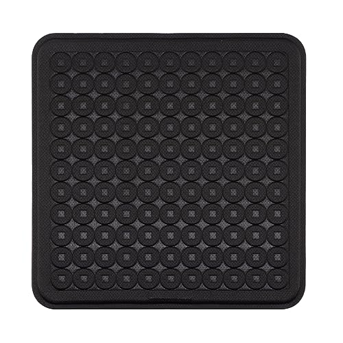 MolonButterfly Premium Gel Seat Cushion - Cooling, Comfortable, and Pressure Relief Pad for Office Chair, Car, Wheelchair - Long Sitting Support and Pain Relief(Black)