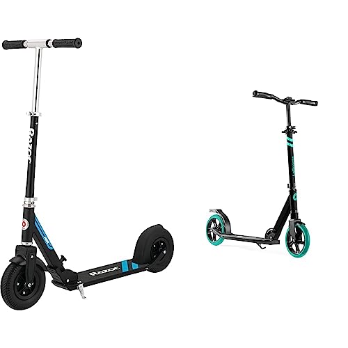 Razor A5 Air Kick Scooter for Kids Ages 8+ - Extra-Long Deck & LaScoota Kick Scooter for Adults & Teens. Perfect for Youth 12 Years and Up and Men & Women