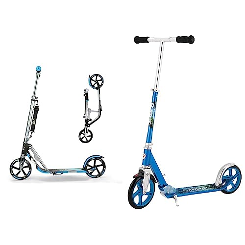 HUDORA Scooter for Kids Ages 6-12 - Scooter for Kids 8 Years and Up & Razor A5 Lux Kick Scooter for Kids Ages 8+ - 8 Urethane Wheels