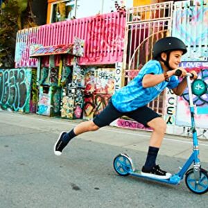 HUDORA Scooter for Kids Ages 6-12 - Scooter for Kids 8 Years and Up & Razor A5 Lux Kick Scooter for Kids Ages 8+ - 8 Urethane Wheels