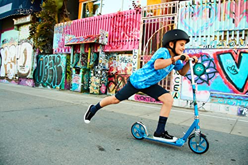 HUDORA Scooter for Kids Ages 6-12 - Scooter for Kids 8 Years and Up & Razor A5 Lux Kick Scooter for Kids Ages 8+ - 8 Urethane Wheels