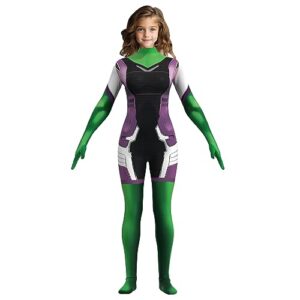 maturead kids she costume hulk jumpsuit 2023 halloween cosplay bodysuit outfits for kids girls