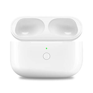 wireless charging case compatible for airpods pro, charger replacement cases compatible with airpods pro, support bluetooth pairing and sync button(earbuds not included)