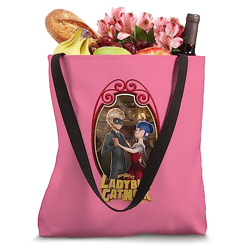 Miraculous Ladybug and Cat Noir The Movie Ball Dancing Tote Bag