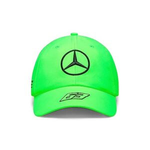 mercedes amg petronas formula one team - 2023 george russell driver hat - neon green - unisex - size: one size