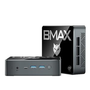 bmax b4 plus mini pc 12th intel n100(up to 3.4ghz) 16g ddr4 ram/512gb ssd small pc wifi5 4k/60hz triple-display bt4.2 type-c/hdmi small computer