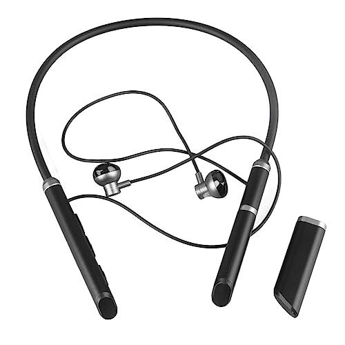 Tangxi Bluetooth5.3 Headphones, Noise Cancelling Strong Bass Stereo Neckband Bluetooth5.3 Headphones, Sweatproof Waterproof Wireless Sports Earbuds for Sports, Music, Conference