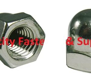 (2) M10-1.25 Fine Thread 10mm 1.25 Acorn/Dome/Cap/Domed Nut Stainless Model-RX-3148