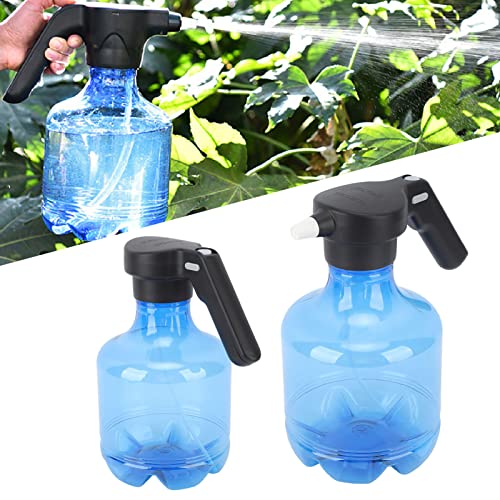 Deosdum 3L Electric Watering Plant Spray Bottle PP 800 Mah Rotating Nozzle Automatic Garden Sprayer Can for Indoor Outdoor Plants (Blue)