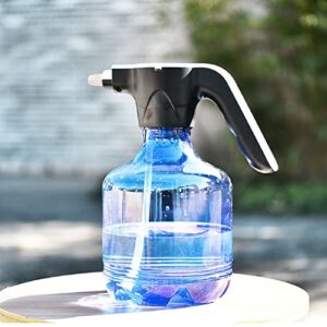 Deosdum 3L Electric Watering Plant Spray Bottle PP 800 Mah Rotating Nozzle Automatic Garden Sprayer Can for Indoor Outdoor Plants (Blue)