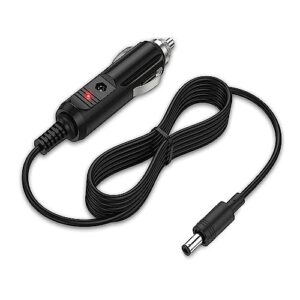 guy-tech car dc 12v adapter charger compatible with pandigital novel ereader e-book reader 7" - white (not fit 7" black reader)