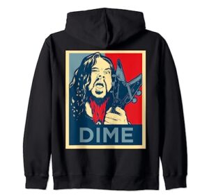 heavy metal hope poster dime dimebag obama darrell guitar zip hoodie