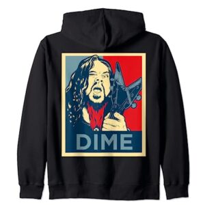 Heavy metal hope poster dime dimebag obama darrell guitar Zip Hoodie