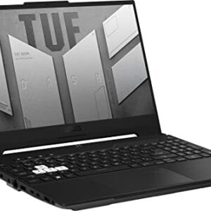 ASUS 2023 TUF Dash 15.6" 144 Hz FHD Gaming Laptop 10-Core Intel i7-12650H 32GB DDR5 1TB NVMe SSD NVIDIA GeForce RTX3070 8GB GDDR6 WiFi AX HDMI RJ45 Thunderbolt4 Backlit KB Windows 11 Home w/RE USB