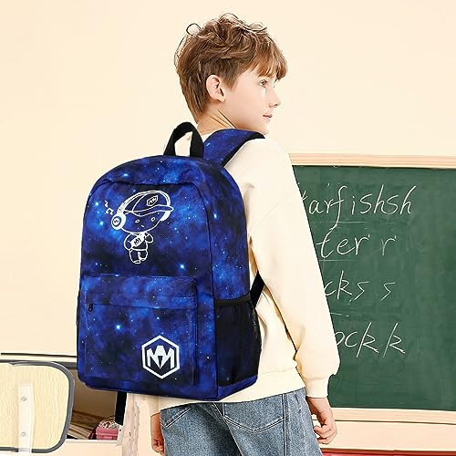 Bluboon School Backpack for Boys Teens Bookbag Travel Daypack Kids Lunch Bag Pencil Case (The Little Prince-3pcs)