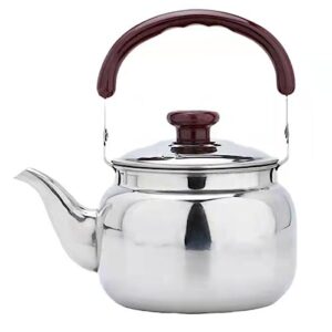 tea kettle stovetop whistling teapot stainless steel whistle kettle teapot with handle teapot for all stovetops kitchen whistle kettle stove top kettle (size : 2l)