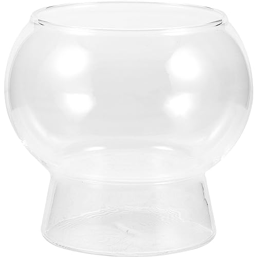 OSALADI Shampoo Hose Glass Dessert Bowl Ice Cream Cups Sundae Bowls Cute Globe Dessert Cups for Parfait Fruit Salad Snack Cocktail Party Trifle Bowl